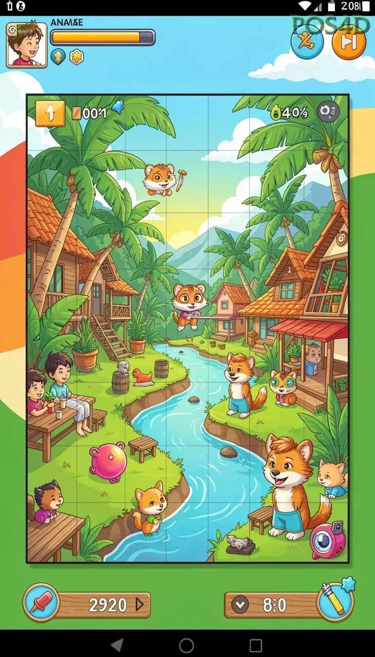 Galeri pratinjau visual pos4d build APK resmi terbaru