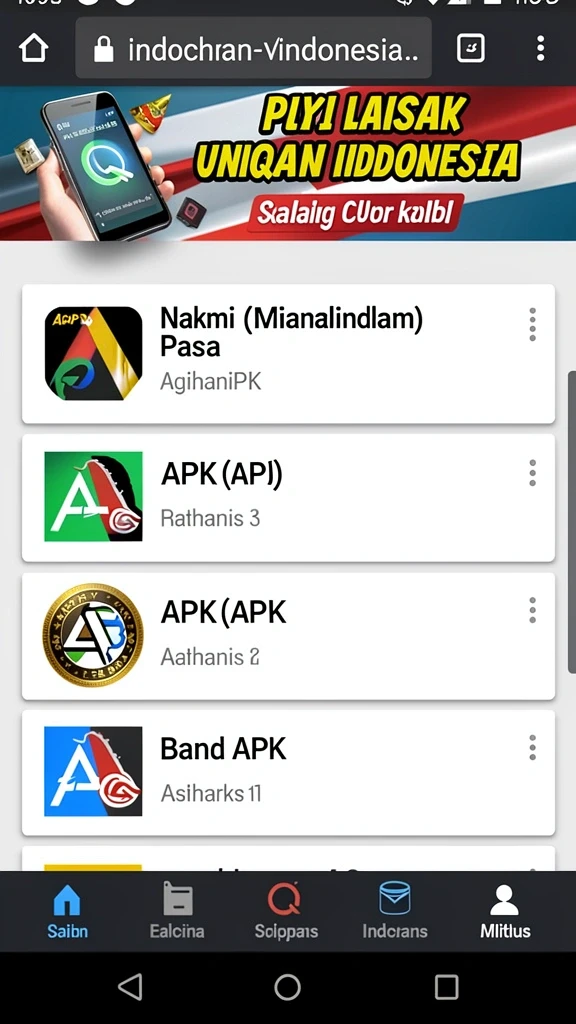 Galeri pratinjau visual pos4d build APK resmi terbaru